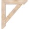Ekena Millwork Traditional Slat Smooth Bracket w/ Offset Brace, Douglas Fir, 7 1/2"W x 36"D x 40"H BKT0806X36X40TRA06SDF - alternate 3